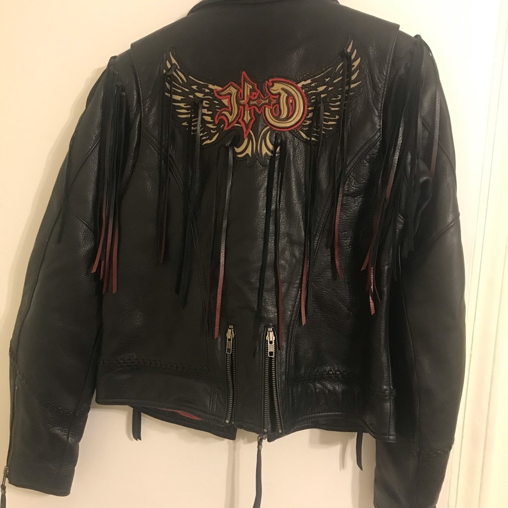 Harley Davidson leather jacket!